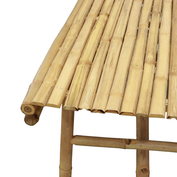 ბაღის გარნიტური KOOPMAN FOLDABLE BENCH BAMBOO SET 1+2