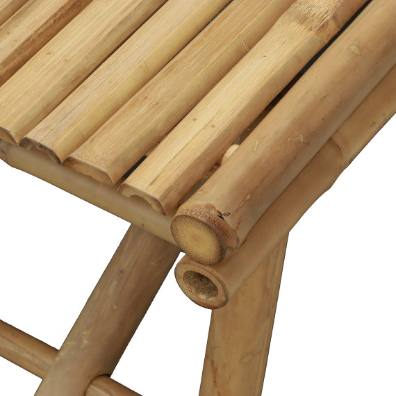 ბაღის გარნიტური KOOPMAN FOLDABLE BENCH BAMBOO SET 1+2