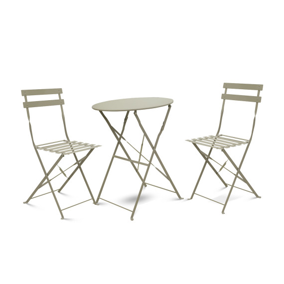 ბაღის გარნიტური KOOPMAN FURNITURE 3PC MATT TAUPE