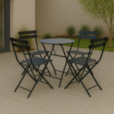 садовый гарнитур KOOPMAN GARDEN FURNITURE 1+4 ANTRACITE