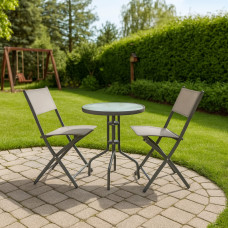 garden set KOOPMAN GARDEN FURNITURE SET 3PCS