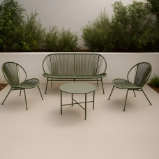 садовый гарнитур KOOPMAN GARDEN FURNITURE SET 4PCS GREEN