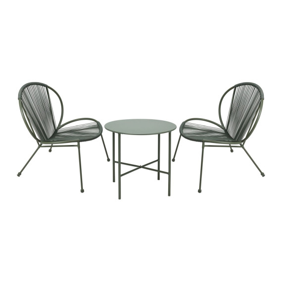садовый гарнитур KOOPMAN GARDEN FURNITURE SET 3PCS GREEN