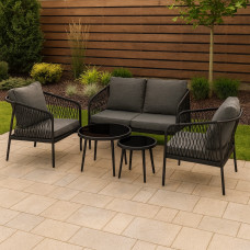 garden set KOOPMAN STEEL 5PCS GRE