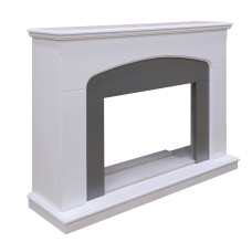 портал для камина HOBEL VALENCIA 25 WHITE/GREY (1)