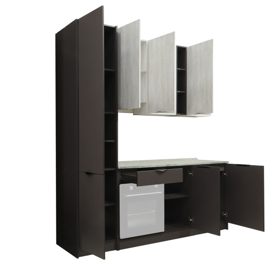 готовый гарнитур HOBEL EX-E26 (7050) 7184/ORMA 144 (10)