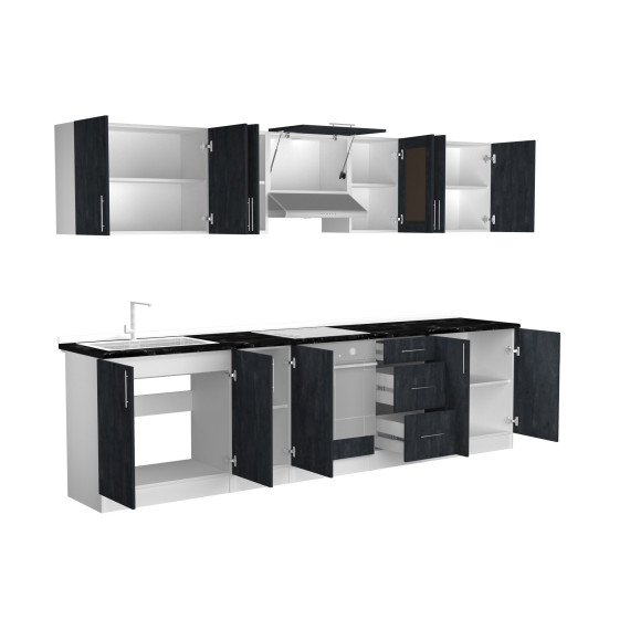 готовый гарнитур HOBEL X101 (3122) 8681/K353 (10)