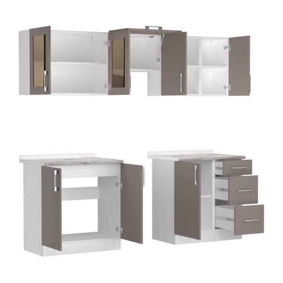 готовый гарнитур HOBEL X31 (7050) 8681/ORMA 157 (8)