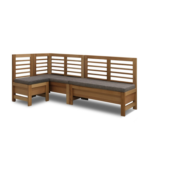 кухонный уголок HOBEL CORNER OLIVER WOOD NATURAL/LEONARDO 5 L (5)
