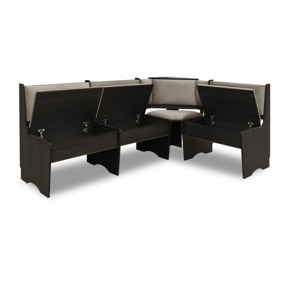 кухонный уголок HOBEL X87 136X206 K016 / LETTO NOR 23 ( (7)