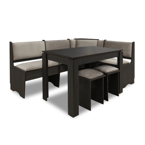 кухонный уголок HOBEL X87 136X206 K016 / LETTO NOR 23 ( (7)