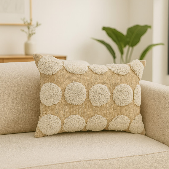 ბალიში KOOPMAN 40X60CM COTTON TUFTED (167819)