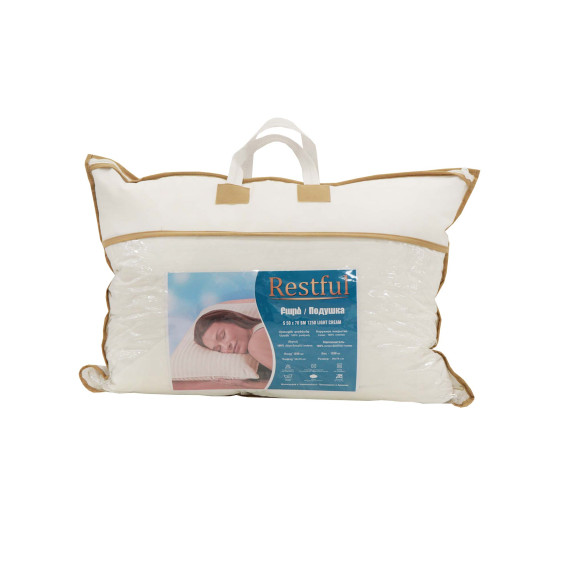 ბალიში RESTFUL S 50X70 BM 1250 LIGHT CREAM
