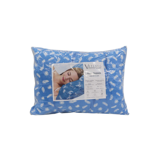 подушка VETEXUS TN 50X70 SI 700 BLUE