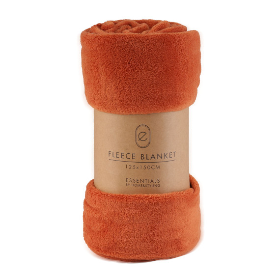 плед KOOPMAN 125X150CM FLEECE TABAC (232562)