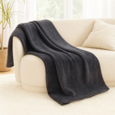 плед KOOPMAN 125X150CM FLEECE GREY