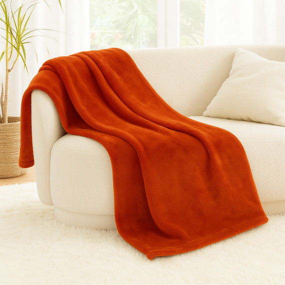плед KOOPMAN 125X150CM FLEECE TABAC (232562)