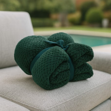 плед KOOPMAN 130X170CM FLEECE GREEN