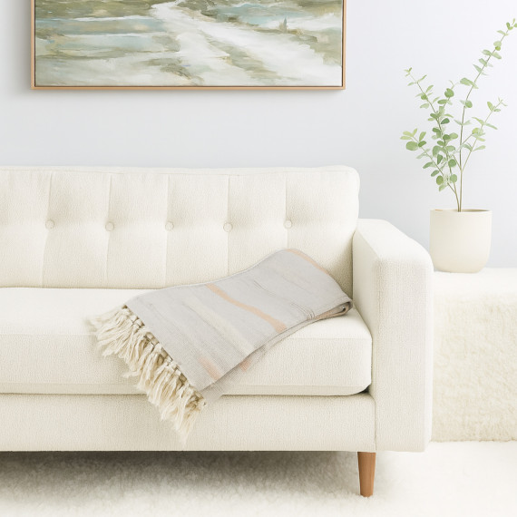плед KOOPMAN 130X170CM THROW COTTON 2ASS