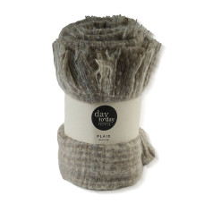 plaid KOOPMAN 150X125CM 2ASS CLR