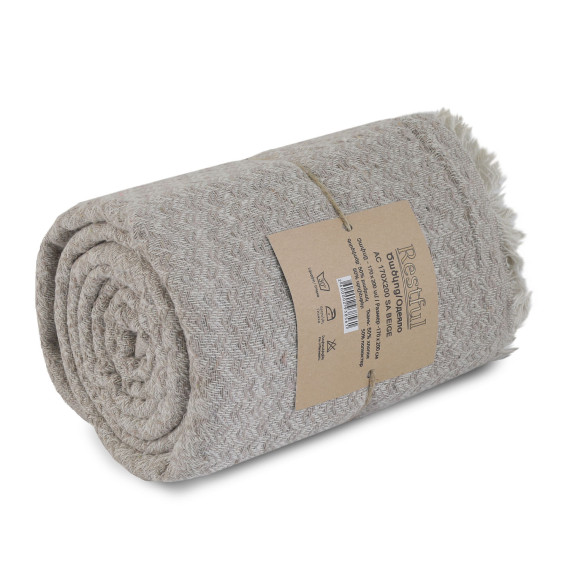 პლედი RESTFUL AC 170X200 SA BEIGE