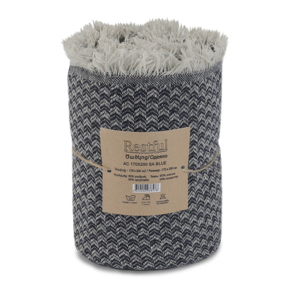 პლედი RESTFUL AC 170X200 SA BLUE