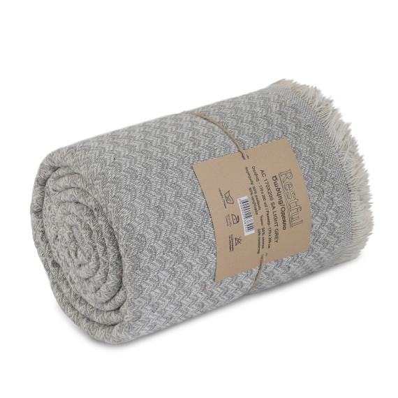პლედი RESTFUL AC 170X200 SA LIGHT GREY