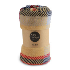 plaid KOOPMAN BLANKER CHECKER 150X125CM 4ASS