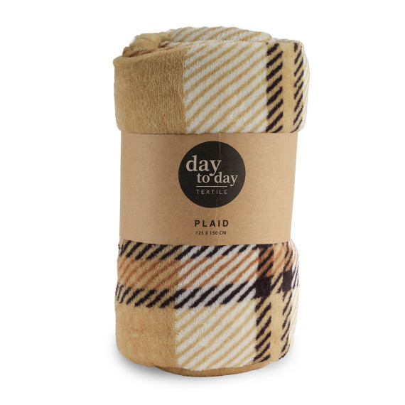 პლედი KOOPMAN BLANKER CHECKER 150X125CM 4ASS