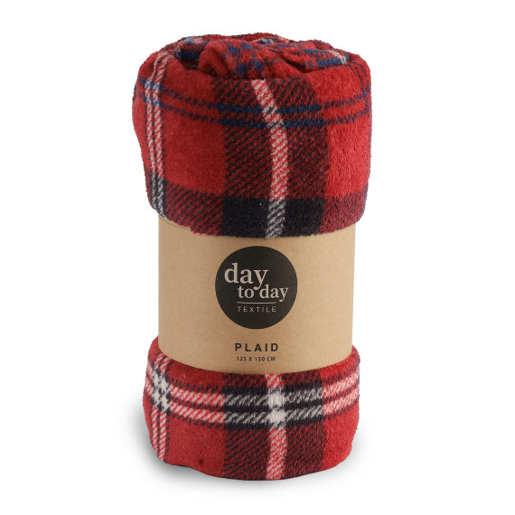 პლედი KOOPMAN BLANKER CHECKER 150X125CM 4ASS