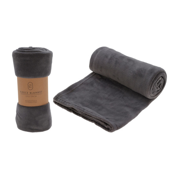 плед KOOPMAN 125X150CM FLEECE GREY