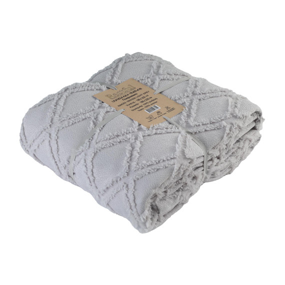 bed cover RESTFUL NAKI02 180X250 LIGHT GREY