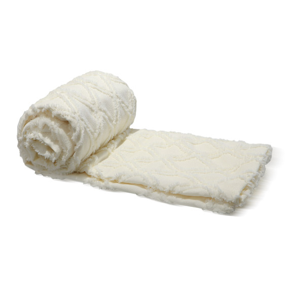 bed cover RESTFUL NAKI02 250X250 LIGHT CREAM