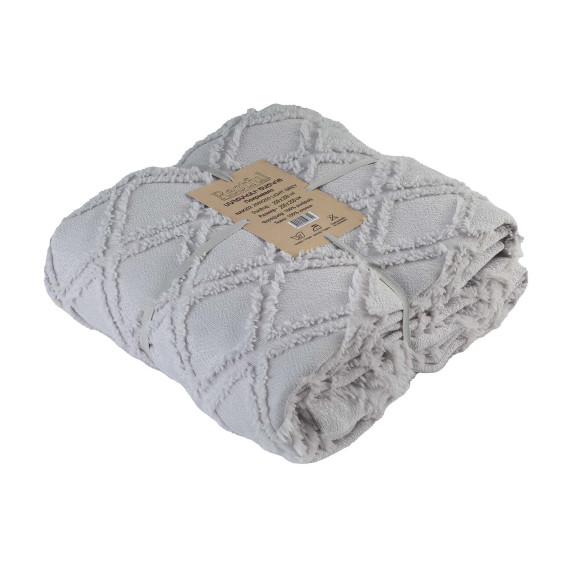 покрывало RESTFUL NAKI02 250X250 LIGHT GREY