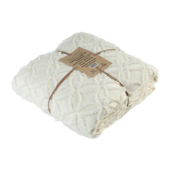 bed cover RESTFUL NAKI03 180X250 LIGHT CREAM