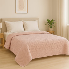 bed cover RESTFUL NAKI04 250X250 PUDRA