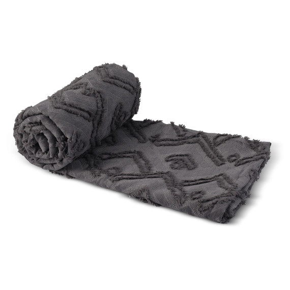 გადასაფარებელი RESTFUL NAKI05 180X250 DARK GREY