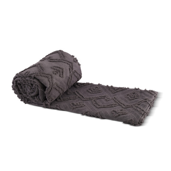 გადასაფარებელი RESTFUL NAKI05 250X250 DARK GREY
