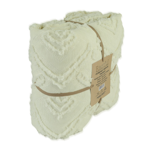 გადასაფარებელი RESTFUL NAKI05 250X250 LIGHT CREAM