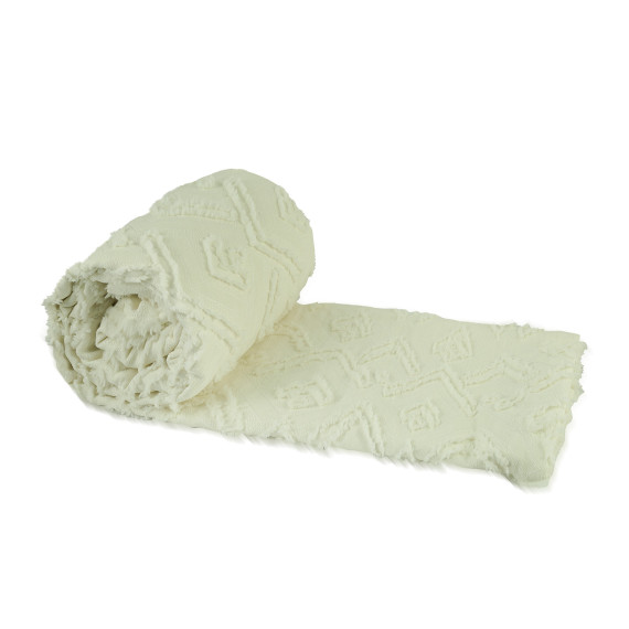 გადასაფარებელი RESTFUL NAKI05 250X250 LIGHT CREAM