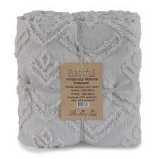 покрывало RESTFUL NAKI05 250X250 LIGHT GREY