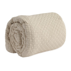 plaid RESTFUL NP 100X115 LIGHT CREAM