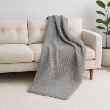 плед RESTFUL PP 210X230 LIGHT GREY