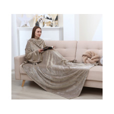 plaid SIMA-LAND ETEL 150X200 DARK BEIGE