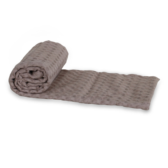 plaid RESTFUL TENCEL 100X115 CAPPUCCINO