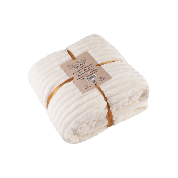 плед RESTFUL WELLSOFT 150X220 MILK