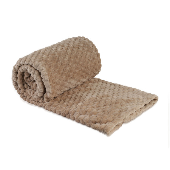 პლედი RESTFUL WELLSOFT CUBE 240X240 BEIGE