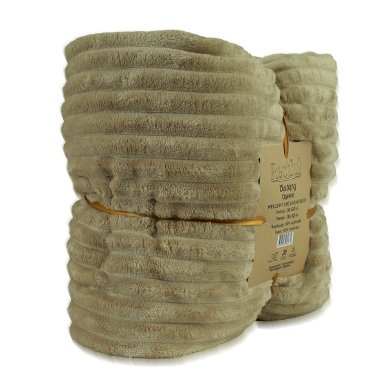 პლედი RESTFUL WELLSOFT LINE 240X240 BEIGE