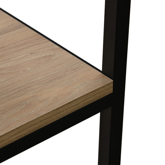 წიგნის კარადა და თარო HOBEL DAVEN BLACK METAL/K086 (1)