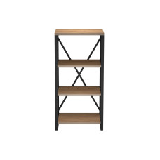bookcase & shelving HOBEL LOFT-SH-139-M BLACK/ K003 (1)